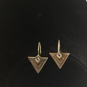 Silpada sterling Silver Arrowhead Earrings (used)